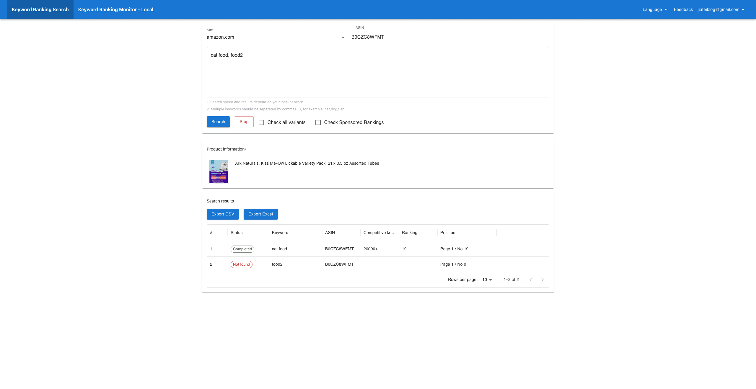 Local Keyword Ranking Monitoring